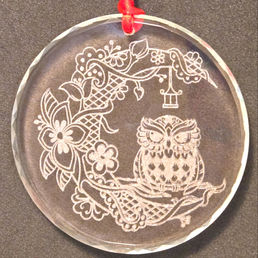 Crystal Glass Ornament